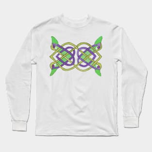 Celtic interlacing colors ter Long Sleeve T-Shirt